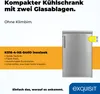 Exquisit Kühlschrank KS16-4-HE-040D inoxlook | Standgerät | Produktbild-Vorschau 2