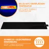 A heating mat is shown with text and graphics highlighting its features. Produktbild-Vorschau