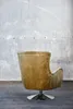 KAWOLA Sessel Relexa Leder olivgrün B/H/T: 69x77x95cm Produktbild-Vorschau 3