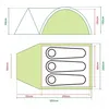 Tenda a cupola Coleman Darwin 3 Plus con tenda da sole per Anteprima dell’immagine prodotto 2