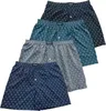 Pesail pánske voľné boxerky 4-pack vzorovaná bavlna Náhľad obrázku produktu 2