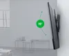 A TV wall mount is shown angled on a wall, with a graphic indicating a 15-degree tilt adjustment. Produktbild-Vorschau