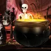 Heksenketel nevelmachine, Halloween, 12 LED, rookmachine, Productafbeelding-voorbeeld 9