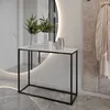 Furneo | Konsolentisch II - 100 cm - Weiß matt / Schwarz - Produktbild-Vorschau 2