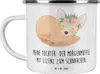 Mr. & Mrs. Panda Teetasse Tochter Morgenmuffel - Weiß - Produktbild-Vorschau 1