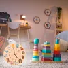 Kinderuhr mit süßen Tieren Wanduhr aus Alu Produktbild-Vorschau 5