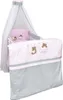 Baby-Delux Babybett Kinderbett Umbaubar 140x70 Weiß Bettset Produktbild-Vorschau 6