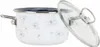 Emaille-Topf mit Glasdeckel PREMIUM weiß 24 cm, 5,5l Produktbild-Vorschau 2