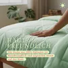 Sommerdecke 200x200 cm Mint, leichtes Steppbett, Produktbild-Vorschau 4