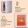 Klarstein Mini Frigo de Chambre de 30L pour Snacks et Voir les images du produit 4
