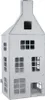 Laterne MAISON weiß shabby chic Metallhaus zum Beleuchten Produktbild-Vorschau 3