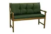 Cuscino per panca 120 x 50 x 40 verde | cuscino per panca Anteprima dell’immagine prodotto 1