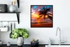 MuchoWow® Gerahmtes Poster Palme - Sonnenuntergang - Strand Produktbild-Vorschau 3