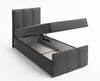 AX LIVING Levente Bett mit Bettkasten 90x200 Beige Boxbett Produktbild-Vorschau 3
