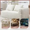 Bequemes 2-Sitzer Sofa, kein Zusammenbau nötig, flauschig Produktbild-Vorschau 9