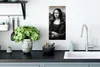 MuchoWow® Poster Mona Lisa - Gold - Schwarz 20x40 cm - Produktbild-Vorschau 3