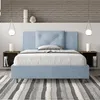 ITYHOME - Gepolstertes Bett mit Lattenrost 140x190 mit Produktbild-Vorschau 2