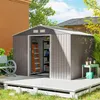 Outsunny Gerätehaus 4,9 m², Gartenhaus mit Satteldach, Produktbild-Vorschau 2