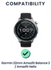 kwmobile 2x Uhrenarmband für 22mm Amazfit Bip 6 / Bip 5 Produktbild-Vorschau 2