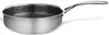 A stainless steel frying pan with a honeycomb pattern inside is shown against a white background. Náhled obrázku produktu