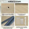 Outsunny Pavillon 3,3x3,3m, wasserabweisend Stabil Produktbild-Vorschau 7