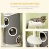 PawHut Kratzbaum, Kletterbaum mit Kratztonne, Produktbild-Vorschau 5
