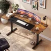 COSTWAY Elektrisch, Schreibtisch 160 x 60 cm, Ergonomischer Produktbild-Vorschau 8