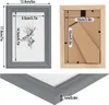 WOLTU 5er-Set Bilderrahmen, Artos Stil Holz Rahmen Produktbild-Vorschau 3