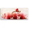 Leinwandbild Blumen Zen-Kerzen Rote 150x50 Feeby Rosa bild Produktbild-Vorschau 2