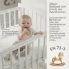 Love For Sleep Weiß Babybett Gitterbett mit Schublade 120 x Produktbild-Vorschau 7