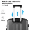 Hartschalen-Trolley ABS Handgepäck Koffer Rollkoffer Produktbild-Vorschau 8