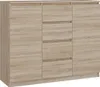 Zásuvkový box 2D4S - dub sonoma Náhled obrázku produktu 1