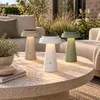 Luxus Europe - Lámpara de mesa solar Mambo, gris - Lámpara Vista previa de la imagen del producto 6