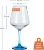 Milano Weißweinglas blue line 2er Set aus Polycarbonat 450 Produktbild-Vorschau 2