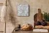 Wohnzimmer Leinwand Uhr Geräuschlos Küche 30x30 Farbig, Produktbild-Vorschau 2