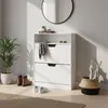 Scarpiera Relaxdays con ripiano, LxPxA: 102x80x24 cm, per Anteprima dell’immagine prodotto 2