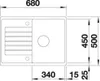 Blanco Zia 45 S Compact Weiß - 524 715 Granitspüle Produktbild-Vorschau 12