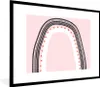 MuchoWow® Gerahmtes Poster Regenbogen - Minimalismus - Rosa Produktbild-Vorschau 1
