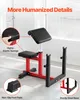 Banc de musculation VEVOR Preacher Curlbank avec extension Voir les images du produit 7