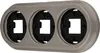 Cadre porcelaine rétro apparent triple I QR1 gris-beige Voir les images du produit 1