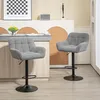 HOMCOM Barhocker 2er-Set Tresenhocker Höhenverstellbar Produktbild-Vorschau 2
