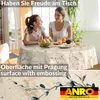 Tischdecke Vintage Kiev Beige Rund 120cm Schnittkante Produktbild-Vorschau 6