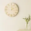 Minimalistyczny zegar ścienny SUM, wzór marmuru, Ø 30 cm Podgląd zdjęcia produktu 2