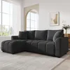 Merax 3-Sitzer Sofa, L-förmiges Ecksofa mit Chaiselongue, Produktbild-Vorschau 2
