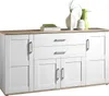 Sideboard - Sibiu Lärche Nachbildung - Weiß - B 186 cm - 4 Produktbild-Vorschau 1