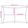 Voile d'ombrage 160 g/m² Beige 3x4,5 m HDPE Voir les images du produit 10