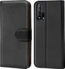 A black flip case for a smartphone is shown from the front and back. Náhled obrázku produktu