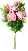 BELIANI Kunstblumenstrauß Rosa 62 cm Hochwertig wie Echt Produktbild-Vorschau 1