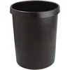 helit Gross Papierkorb 45 Liter PE schwarz Produktbild-Vorschau 1