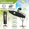 tillvex parasol antracyt Ø 300 cm parasol wiszący parasol Podgląd zdjęcia produktu 2
